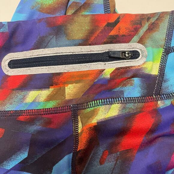 Athleta Size XS Sonar Colorburst Colorful Leggings Tights - Picture 3 of 4